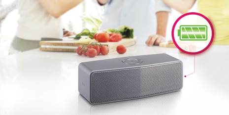 Kannettava kaiutin sisäisellä akulla